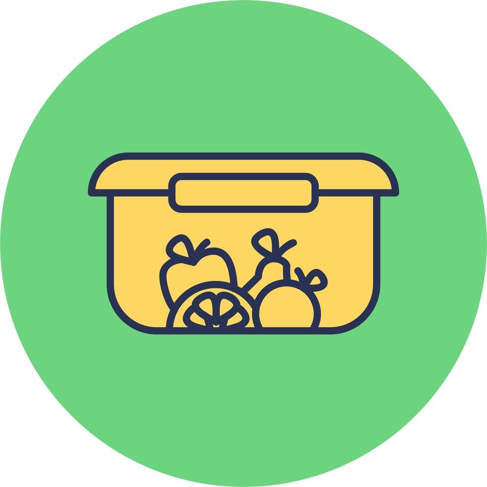 Food Container Vector Icon