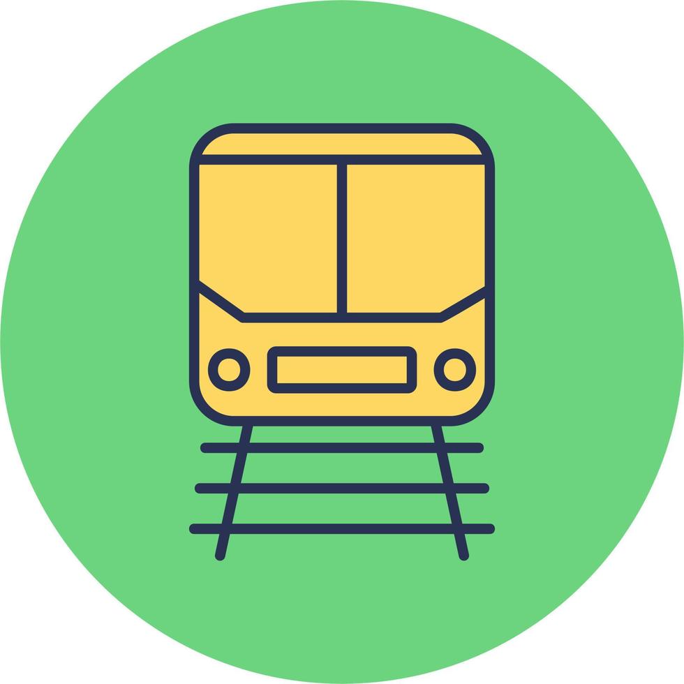 icono de vector de tren