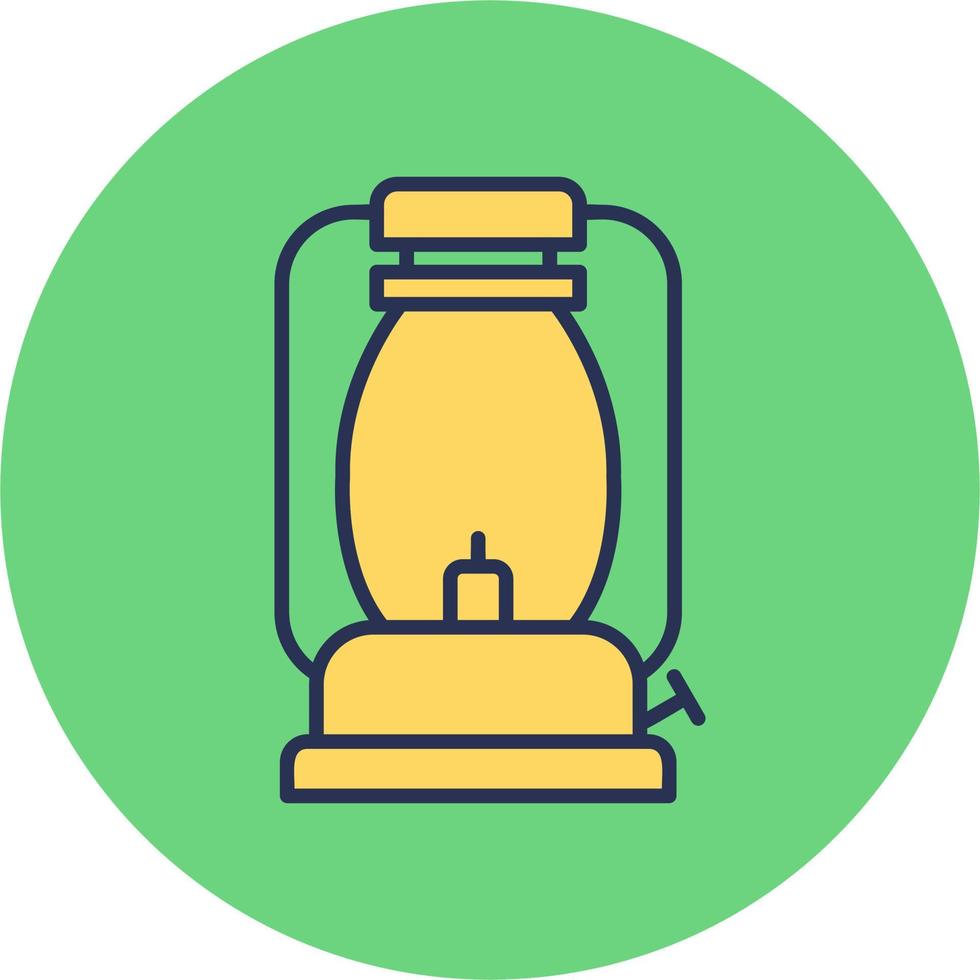 Gas Lamp Vector Icon