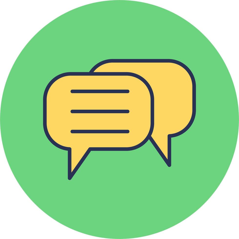 Conversation Vector Icon