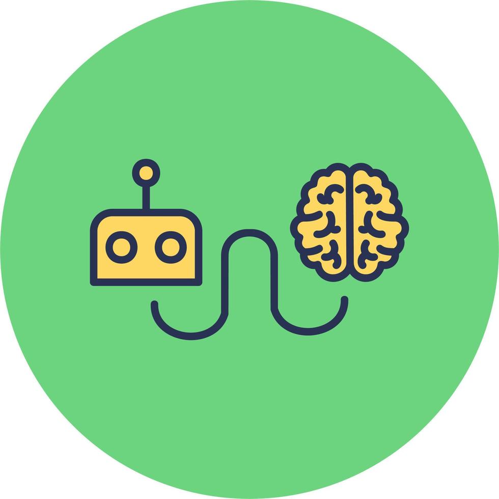 Reboot brain Vector Icon