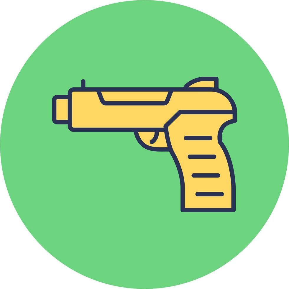 icono de vector de pistola