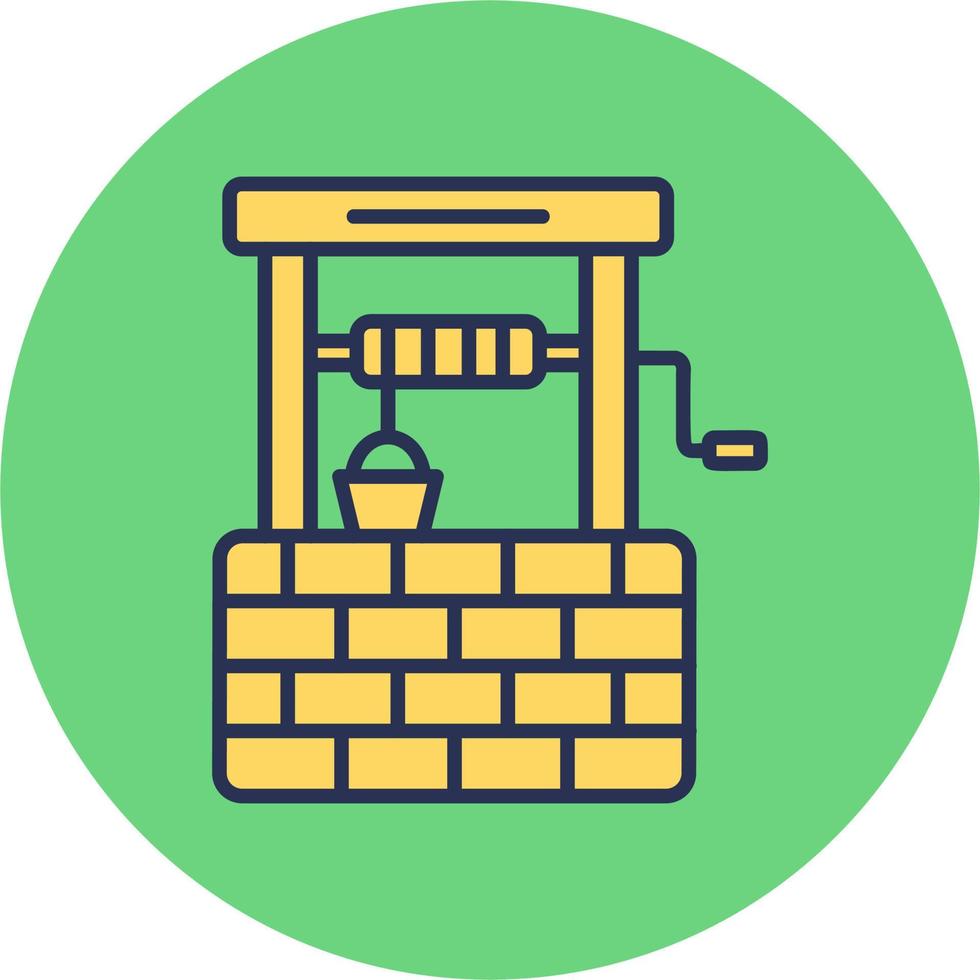 Water Well Vector Icon