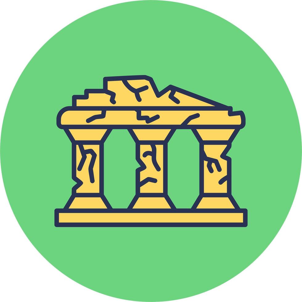 Ruins Vector Icon