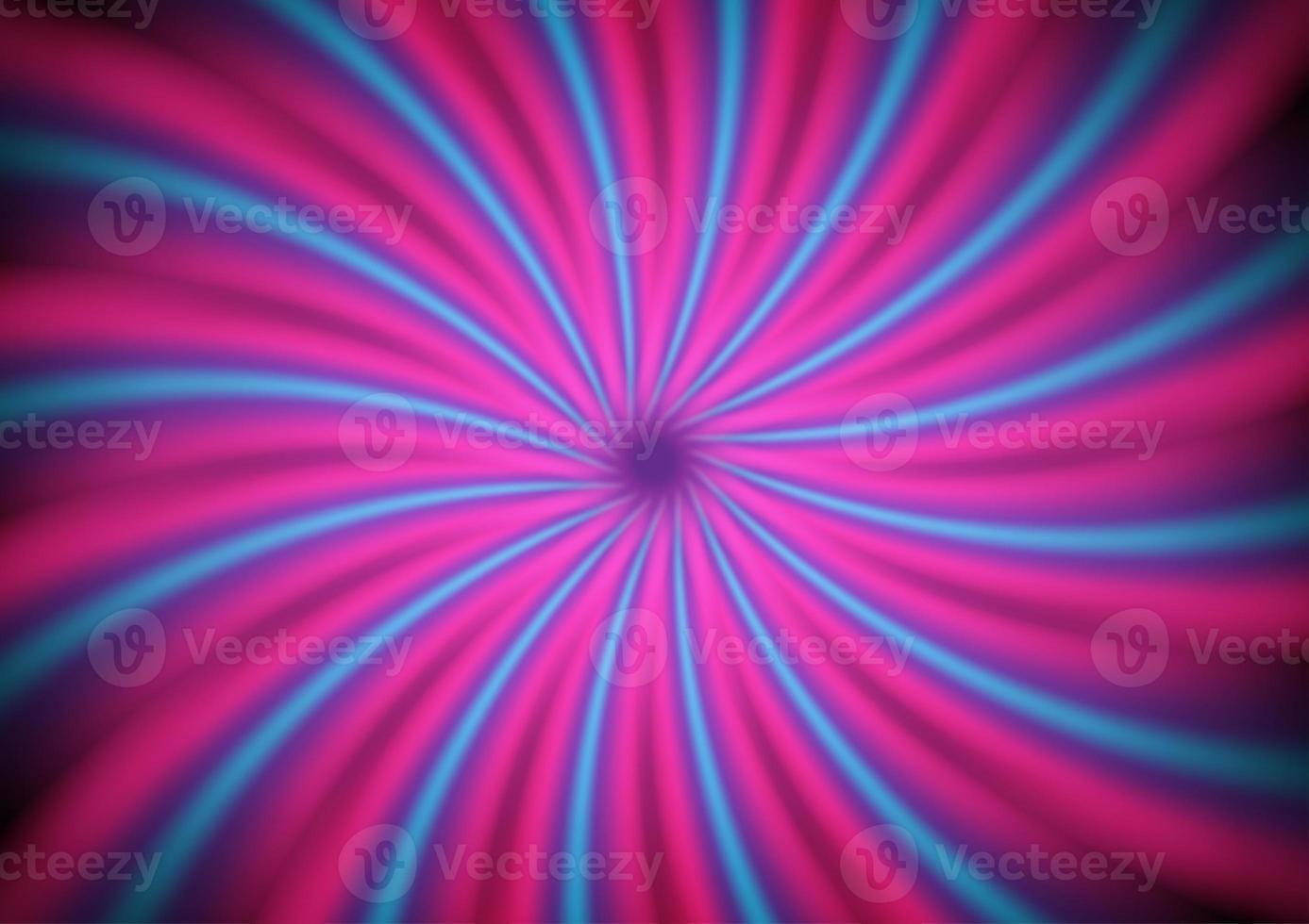 Background with radial twisted pattern rays in blue, and pink. photo
