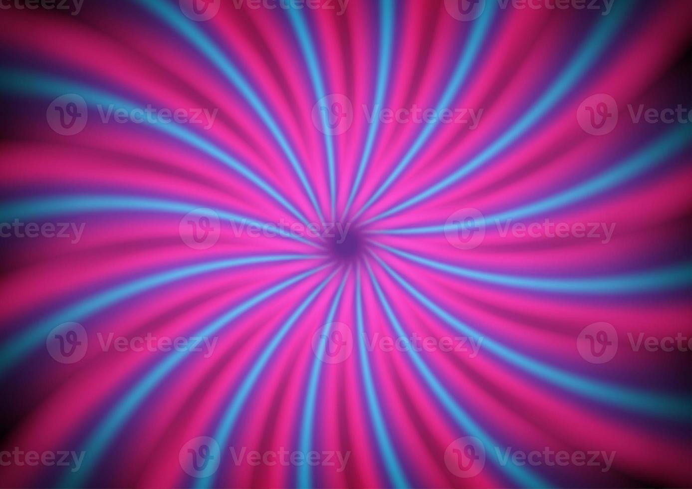 Background with radial twisted pattern rays in blue, and pink. photo