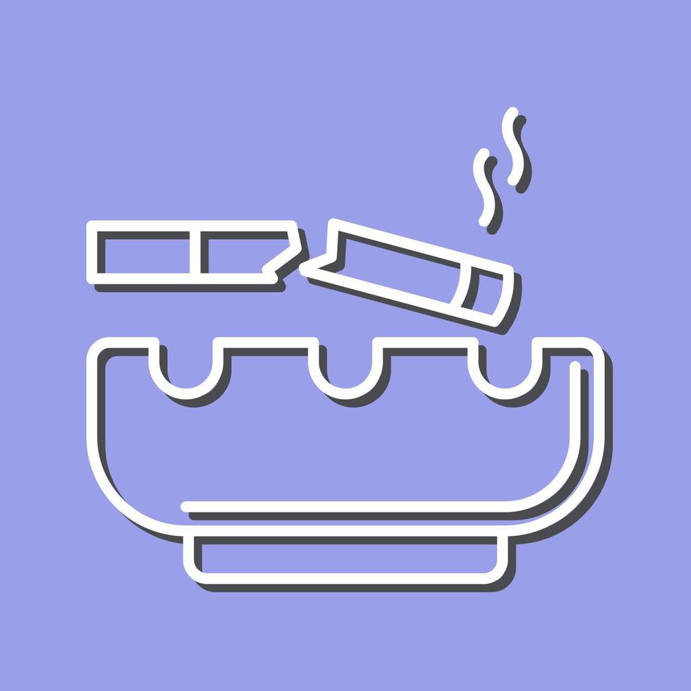 Broken Cigarette Vector Icon