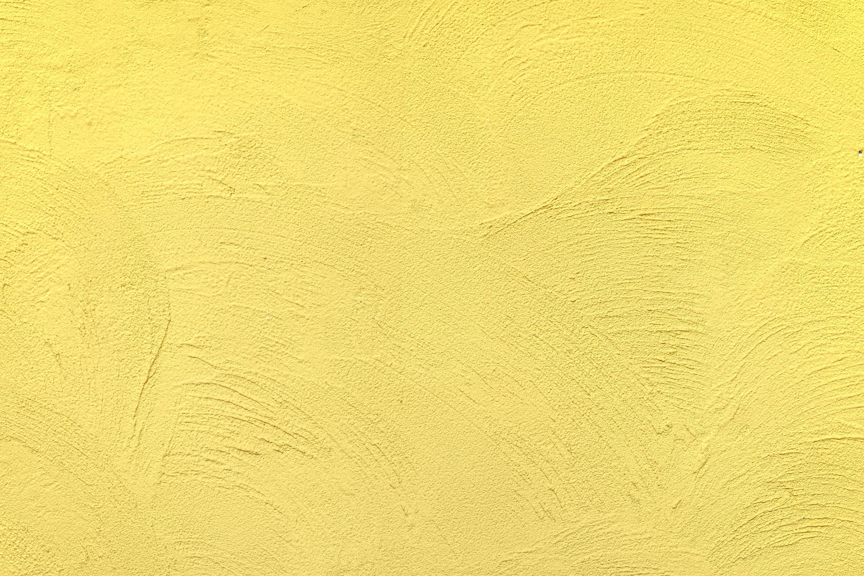 brick wall yellow background, Texture plaster backdrop cement concrete