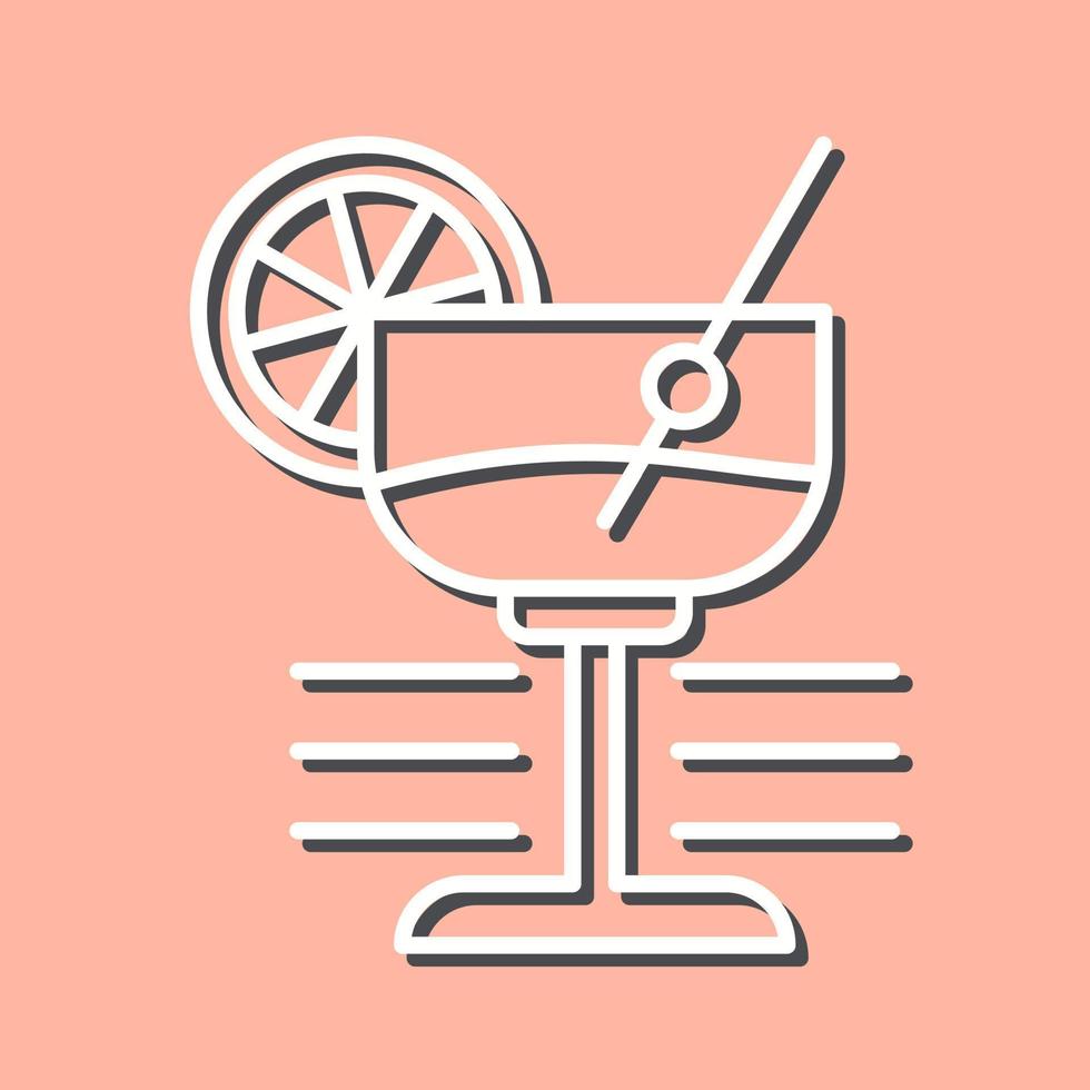 icono de vector de martini