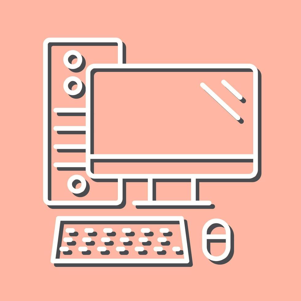Computer Vector Icon