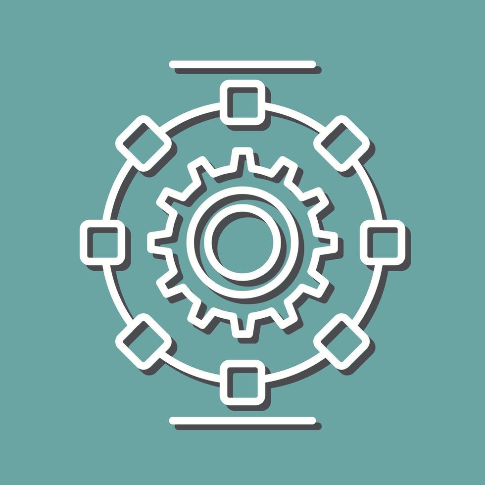 Automated Process Vector Icon