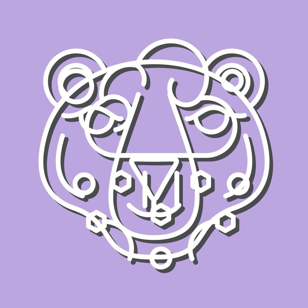 Polar Bear Vector Icon