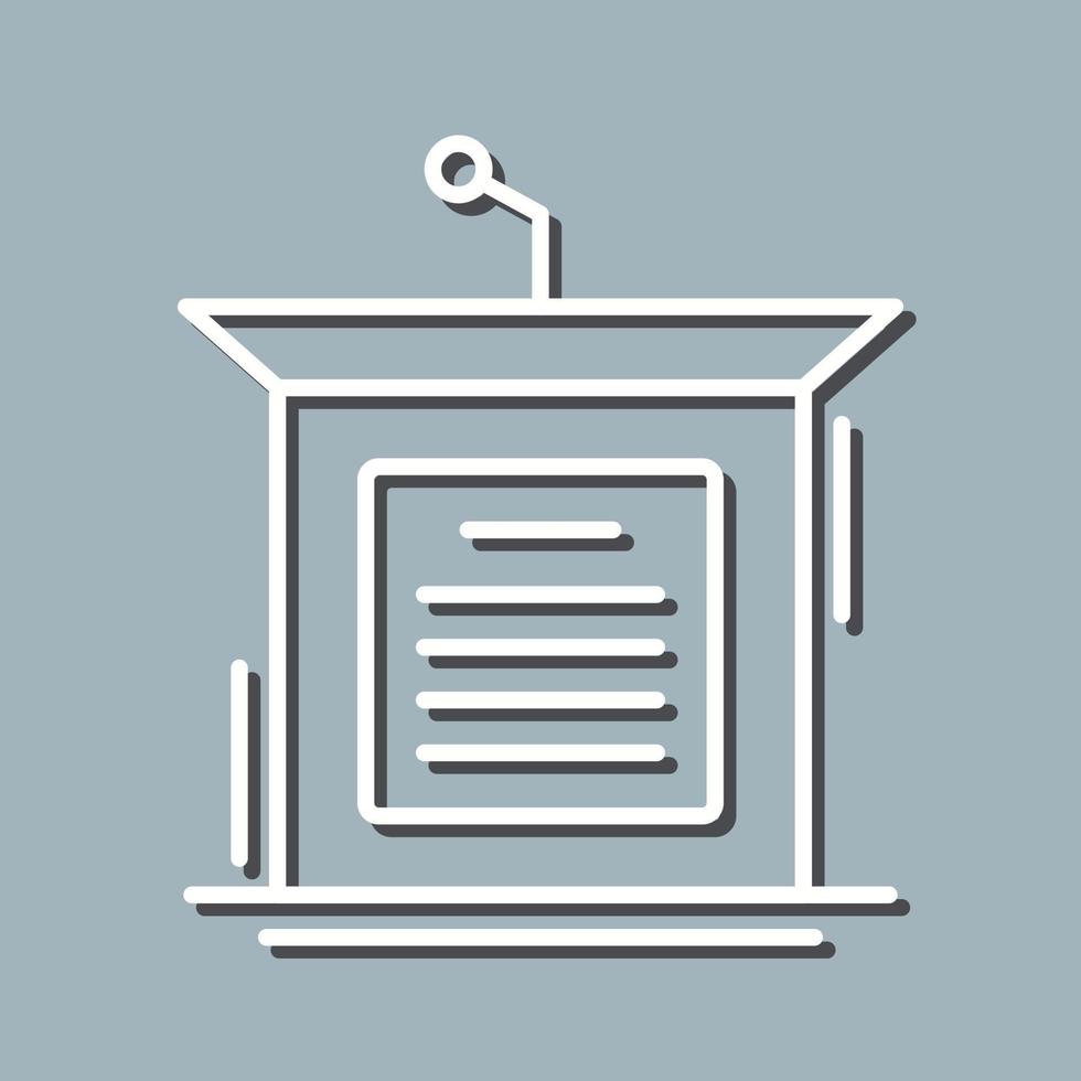 Podium Vector Icon