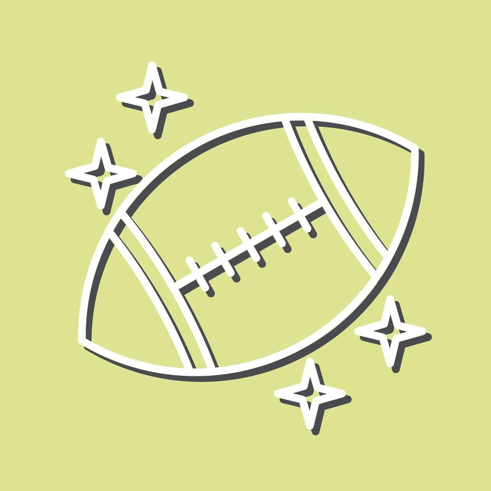 Rugby Vector Icon