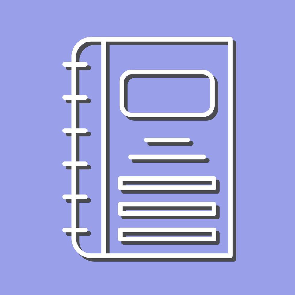 Notebook Vector Icon