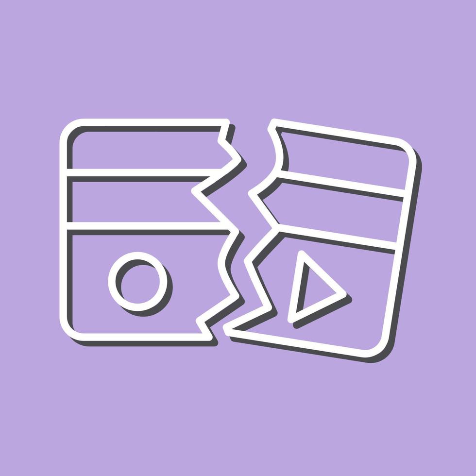 Broken Vector Icon