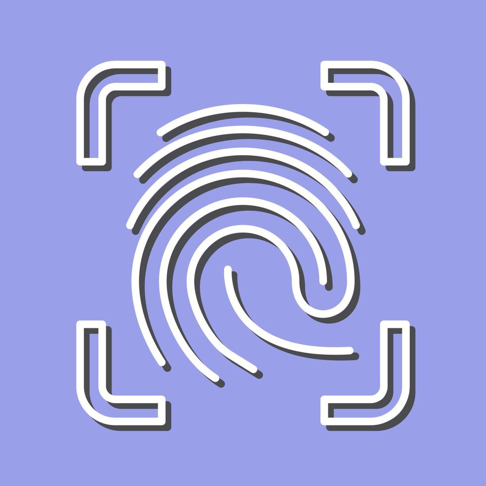 Finger Print Vector Icon