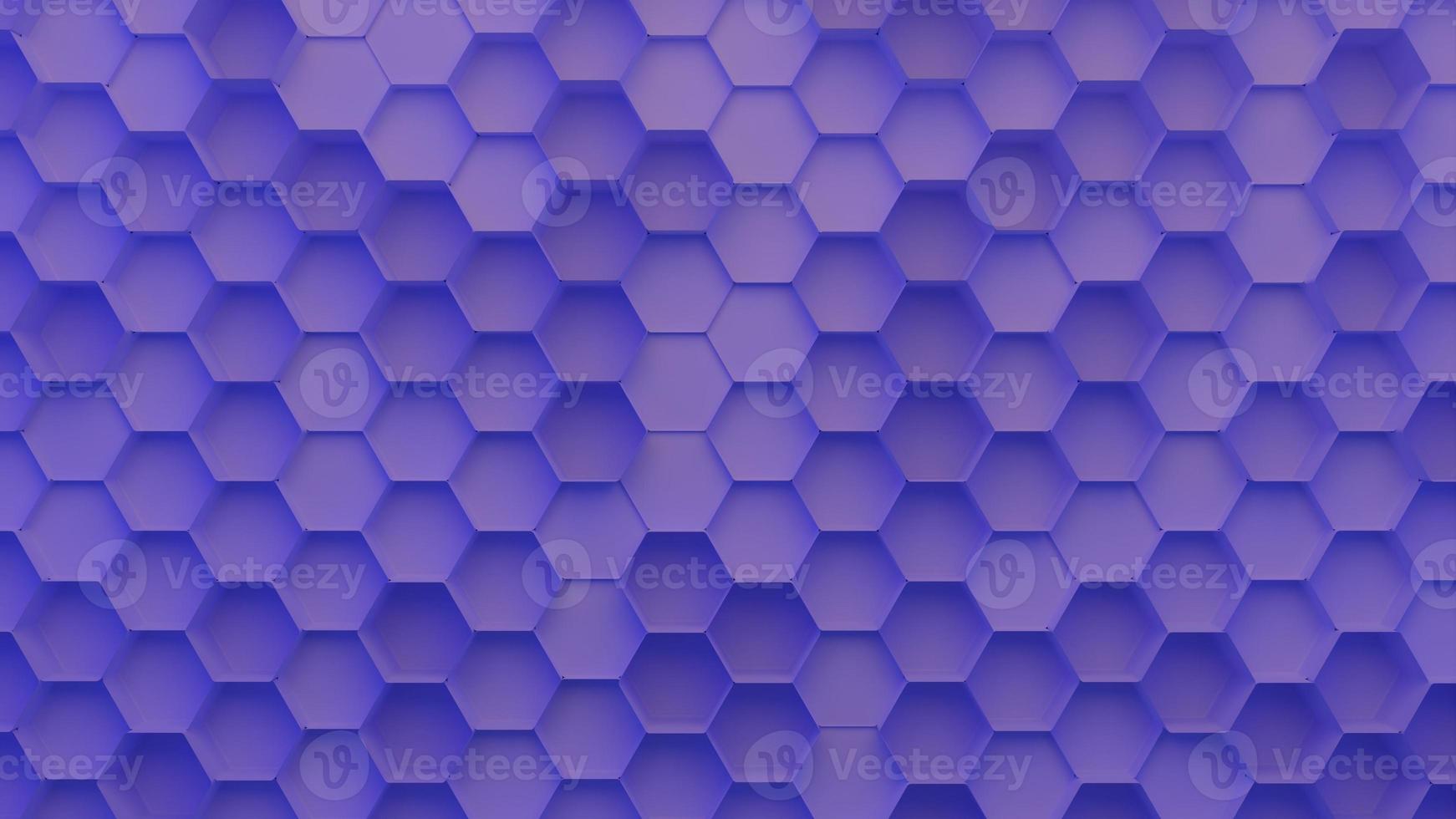 3d Abstract background with geometric shapes and hexagon pattern photo