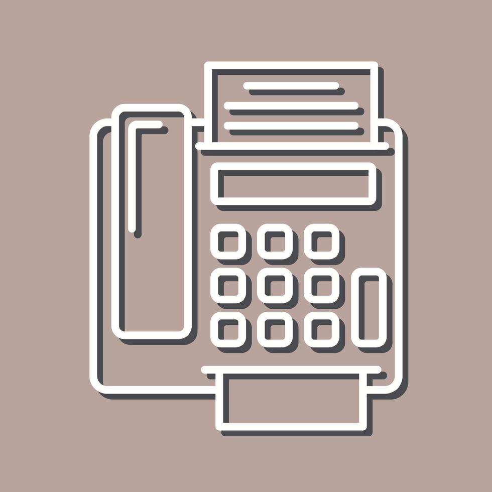 fax Machine Vector Icon