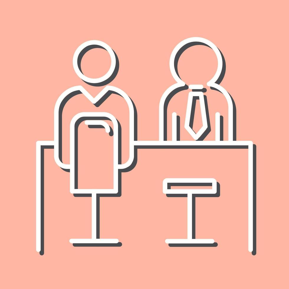 Employee Interview Vector Icon
