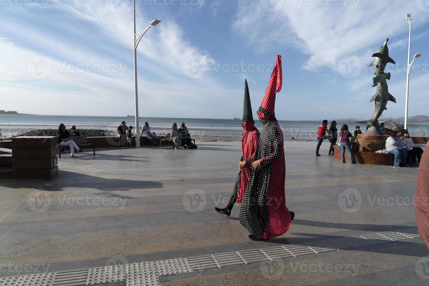 LA PAZ, MEXICO - FEBRUARY 22 2020 - Traditional Baja California Carnival photo