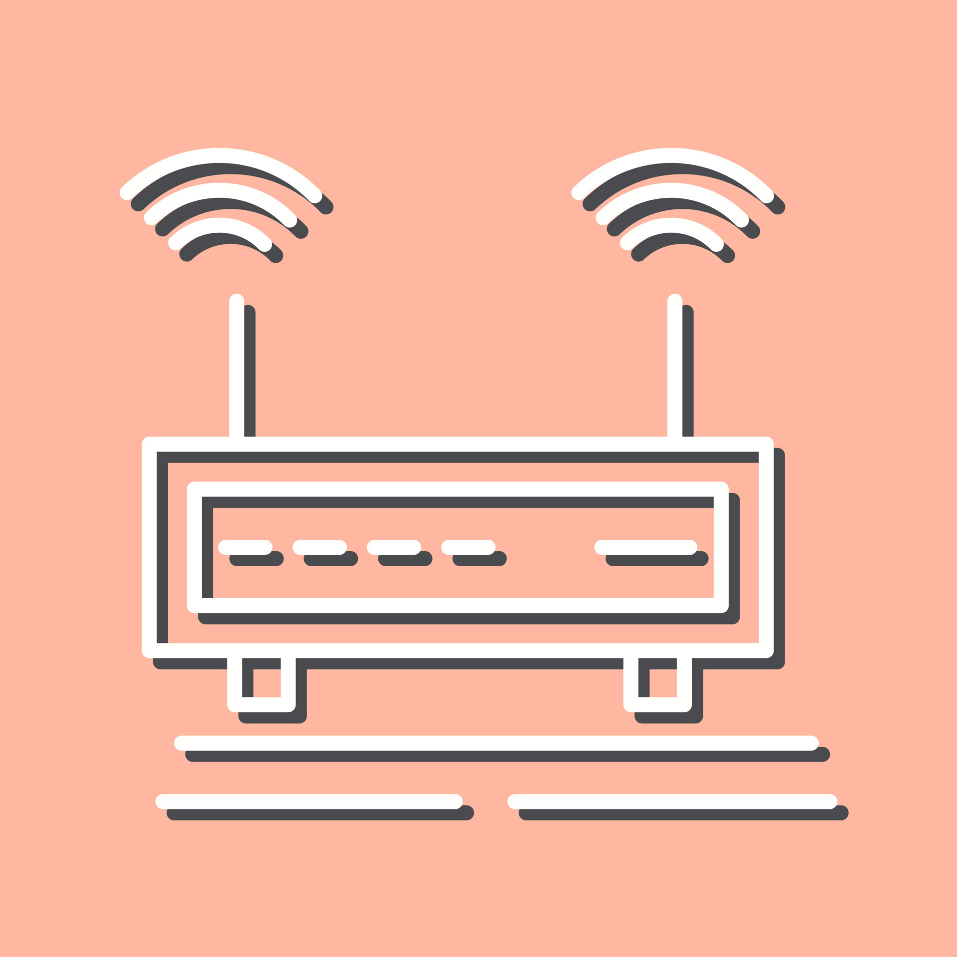 Wifi Signals Vector Icon 20243023 Vector Art at Vecteezy