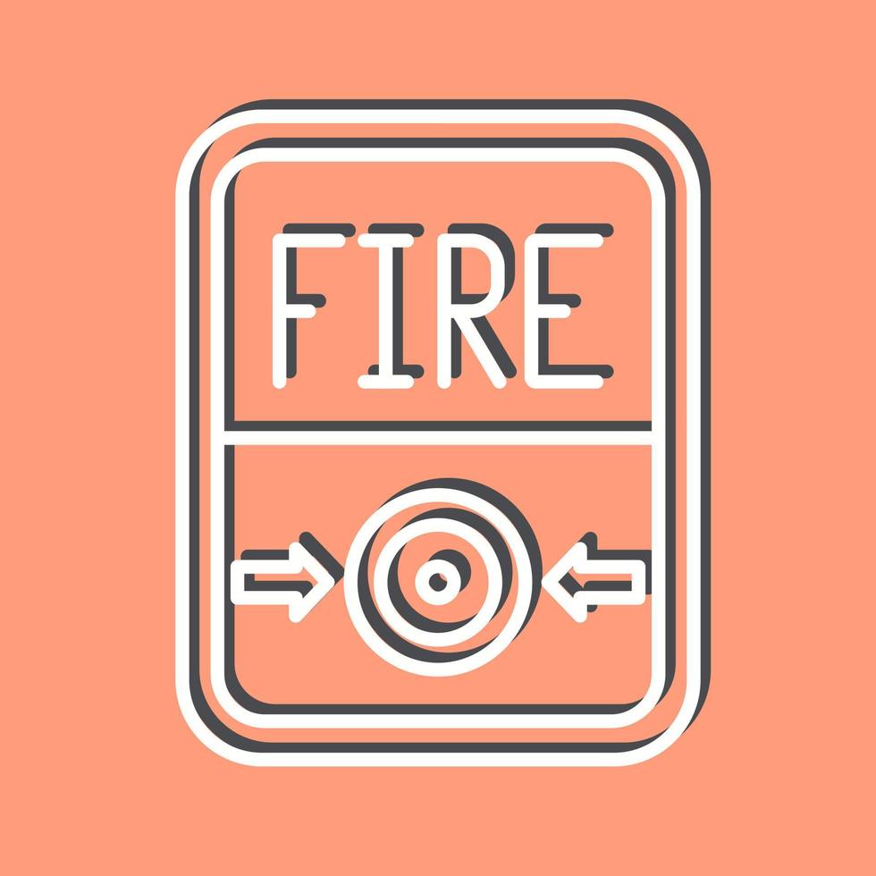 Fire Button Vector Icon