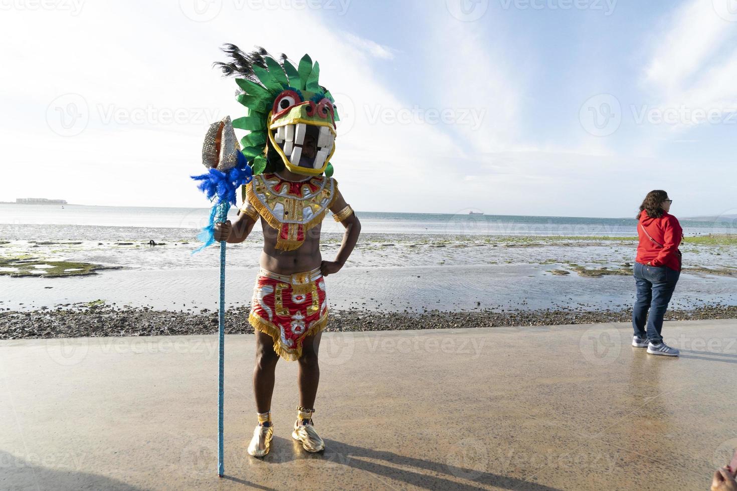 LA PAZ, MEXICO - FEBRUARY 22 2020 - Traditional Baja California Carnival photo