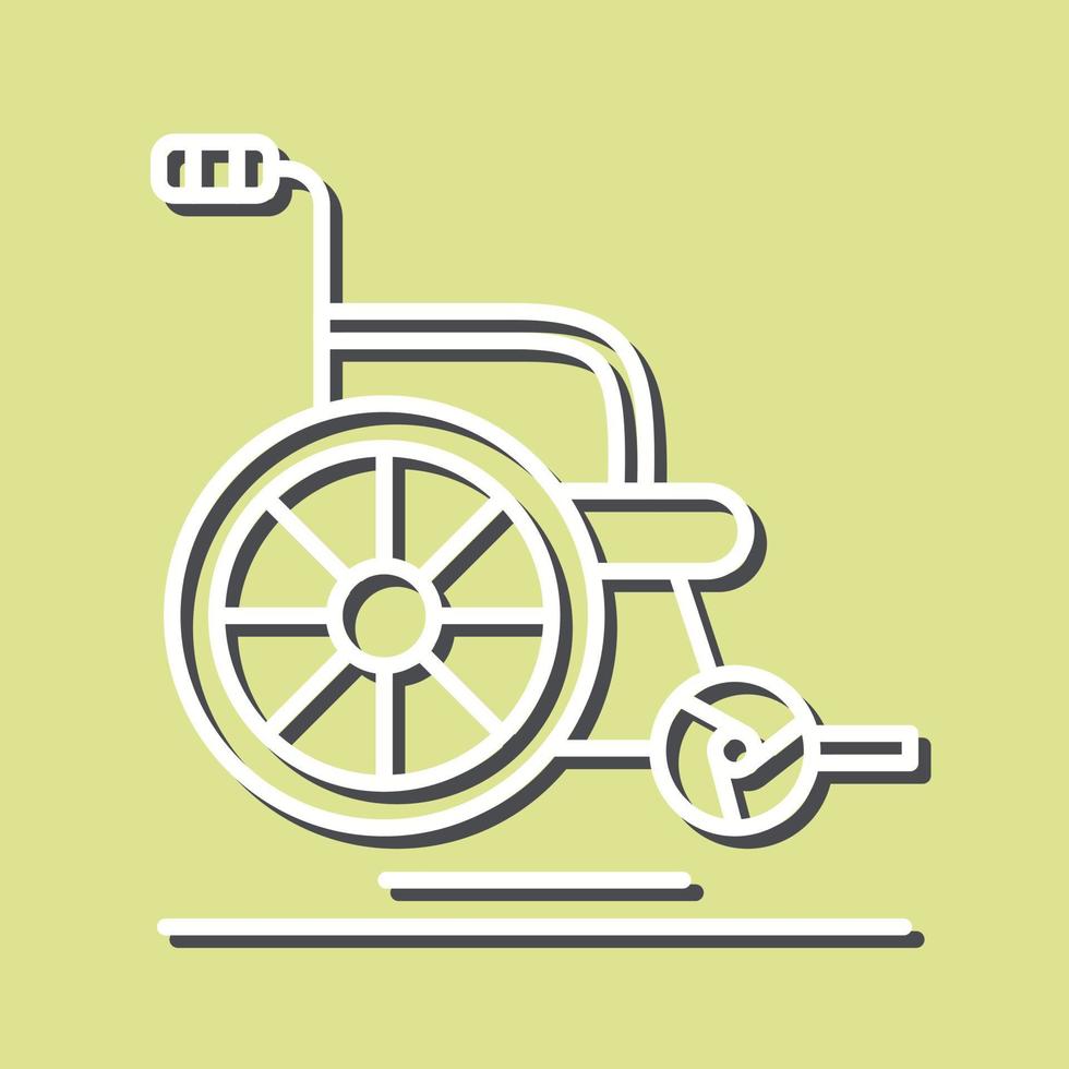 Wheel Chair Vector Icon