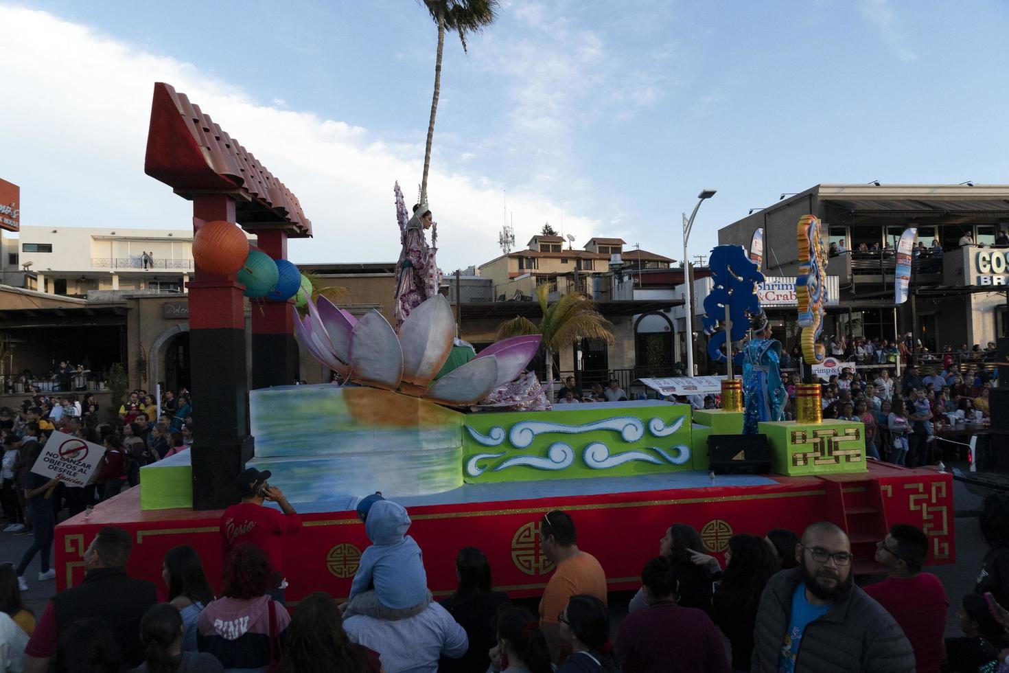 LA PAZ, MEXICO - FEBRUARY 22 2020 - Traditional Baja California Carnival photo