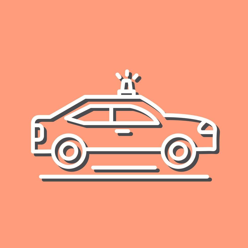 Police Car Vector Icon
