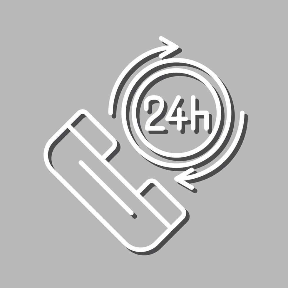 24h Vector Icon