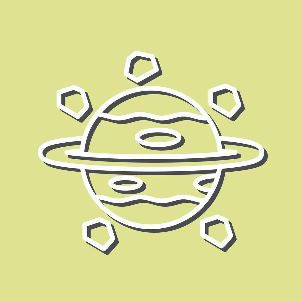 Saturn Vector Icon
