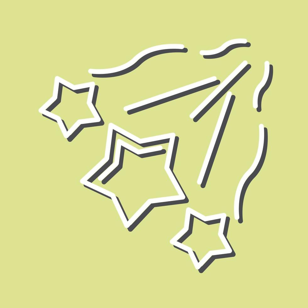 Falling Stars Vector Icon