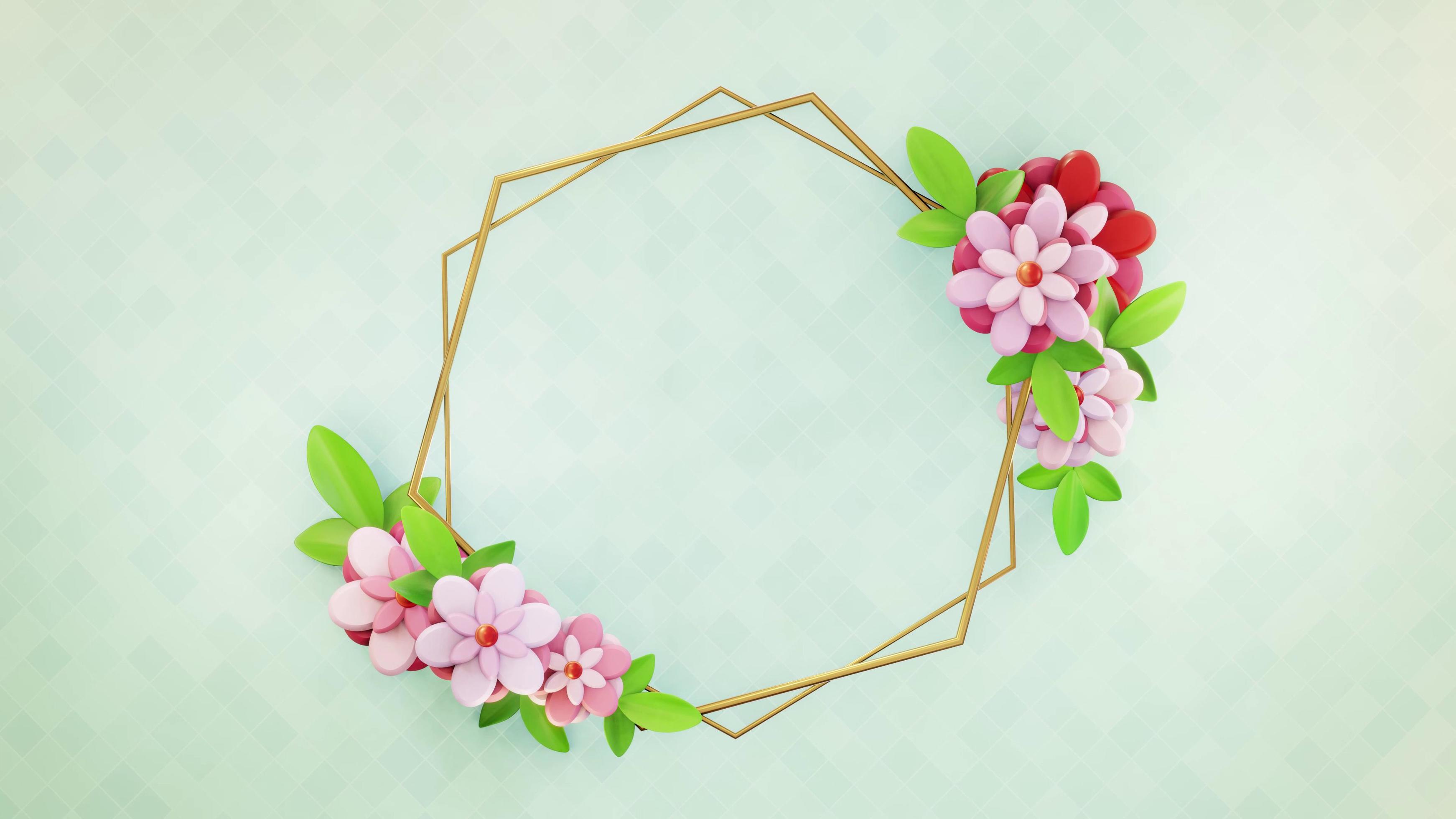 Flower Frame Background 20243452 Stock Photo at Vecteezy