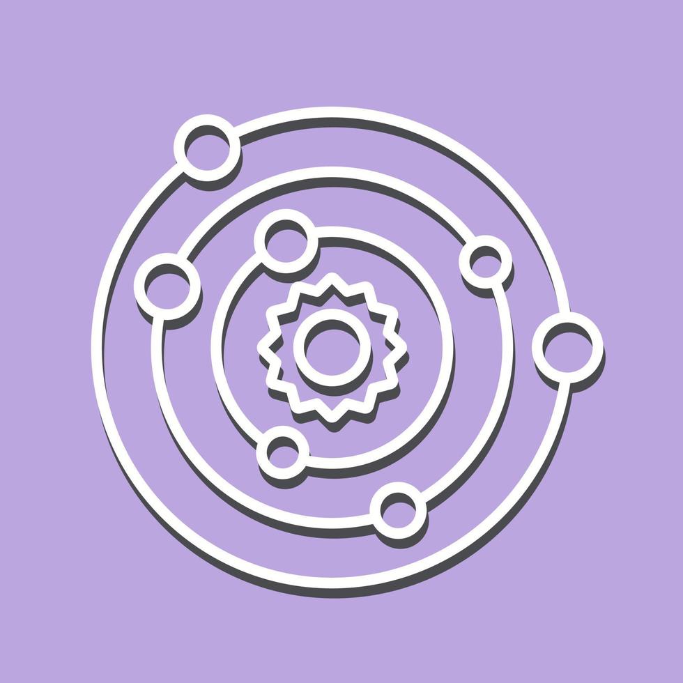 Solar System Vector Icon