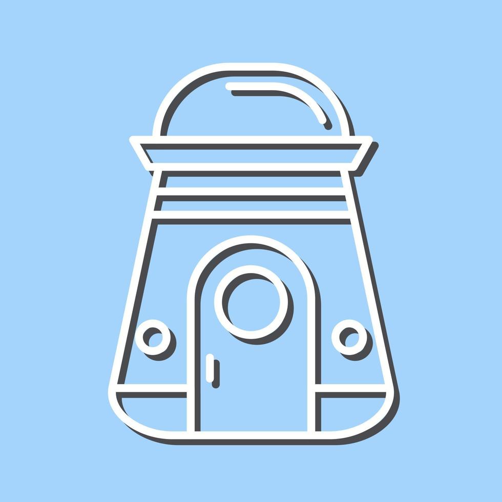 Space Capsule Vector Icon
