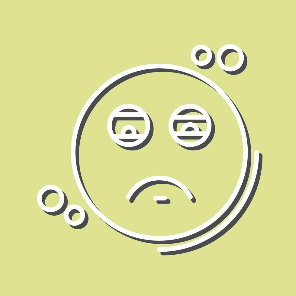 Tired Vector Icon