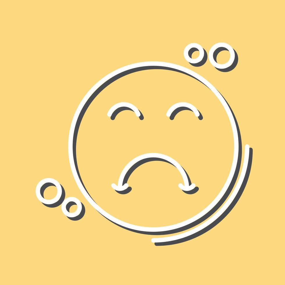 Upset Vector Icon