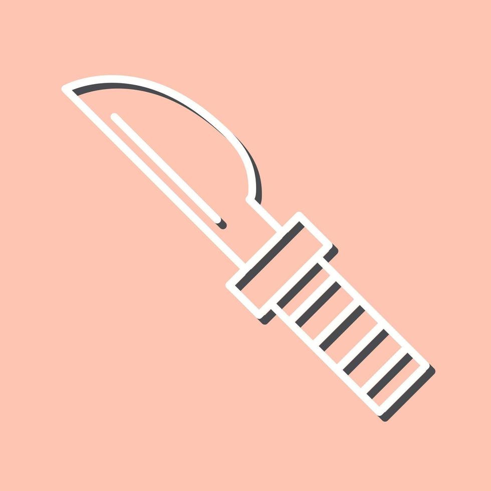 icono de vector de cuchillo