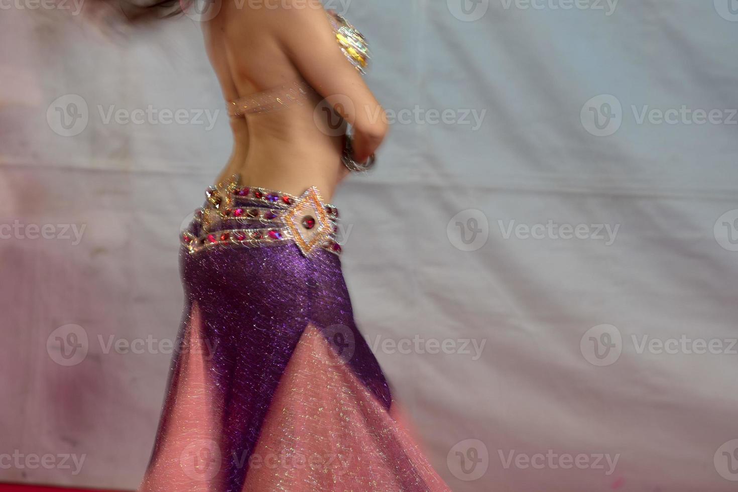 Oriental belly dancer beutiful move photo