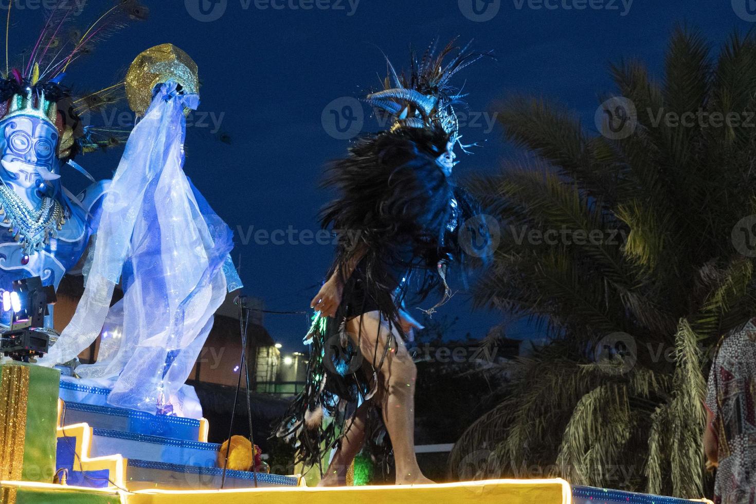 LA PAZ, MEXICO - FEBRUARY 22 2020 - Traditional Baja California Carnival photo