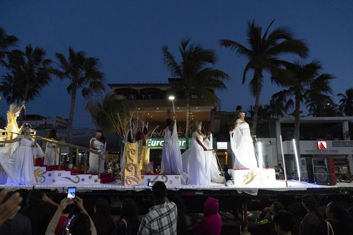 LA PAZ, MEXICO - FEBRUARY 22 2020 - Traditional Baja California Carnival photo
