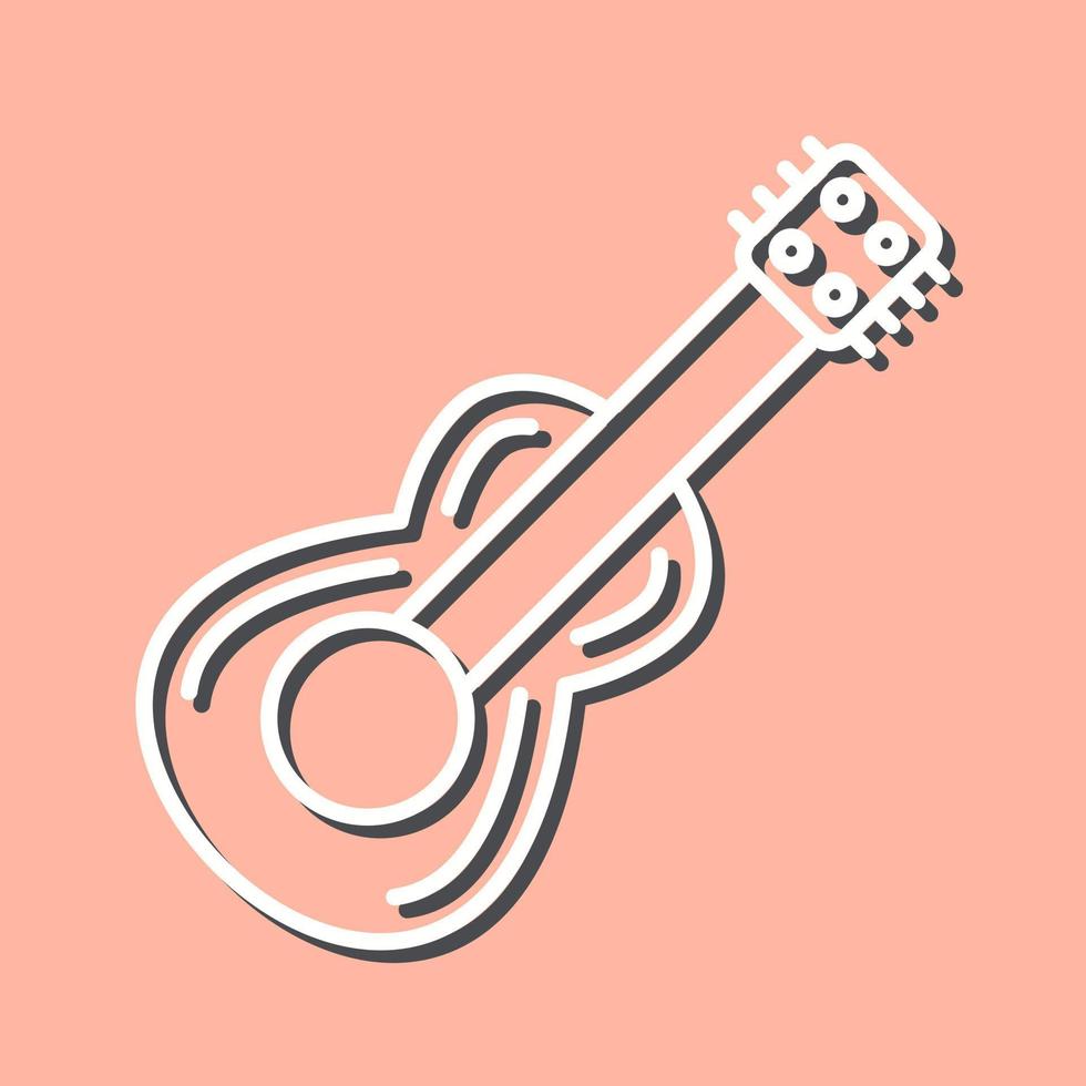 icono de vector de guitarra