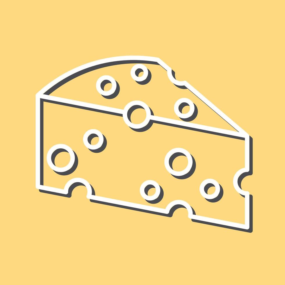 icono de vector de queso