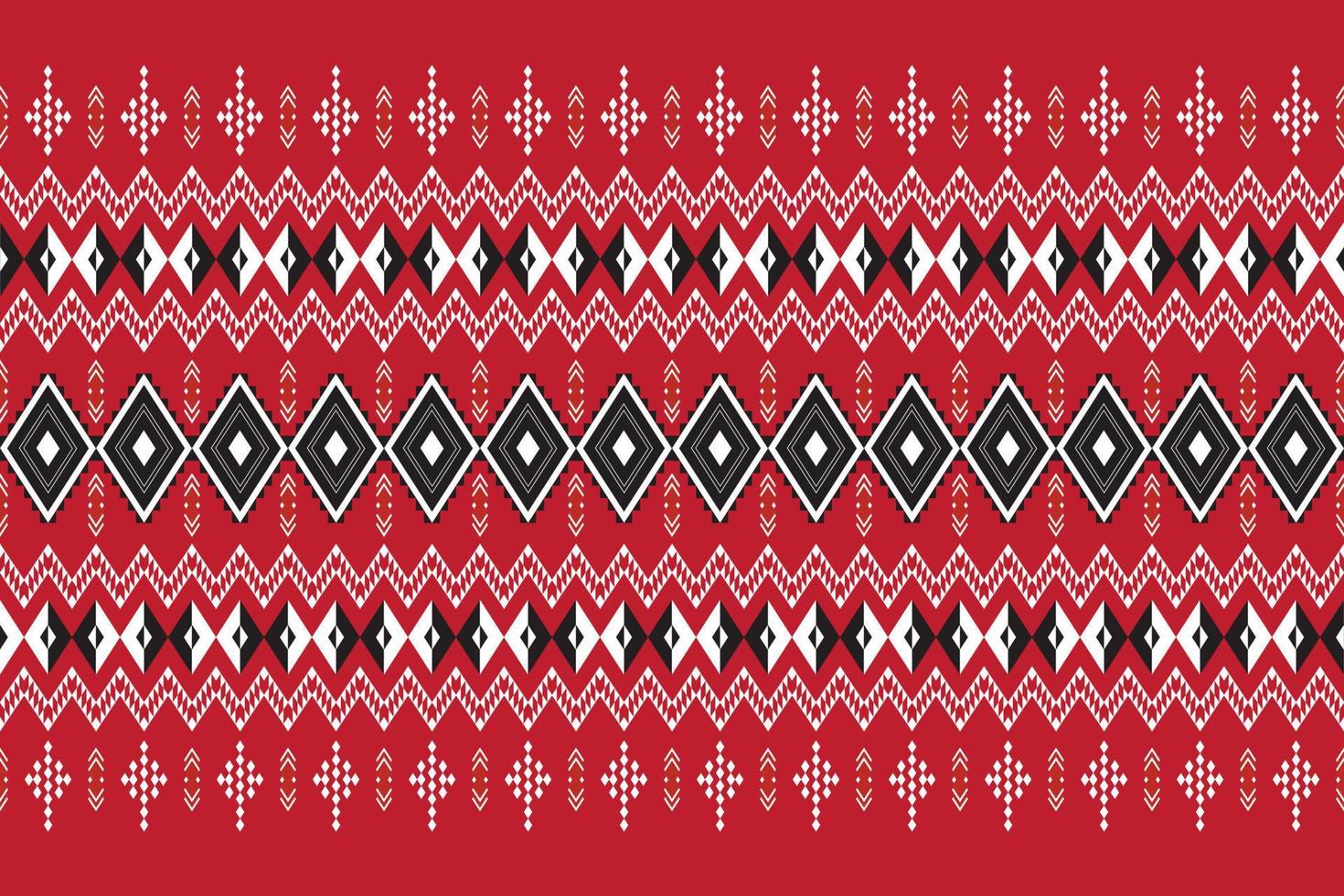 Geometric ethnic tribal vintage seamless pattern. Applied traditional design for background, carpet, wallpaper, clothing, wrapping, Batik, fabric, fashion design. Vector illustration embroidery style.