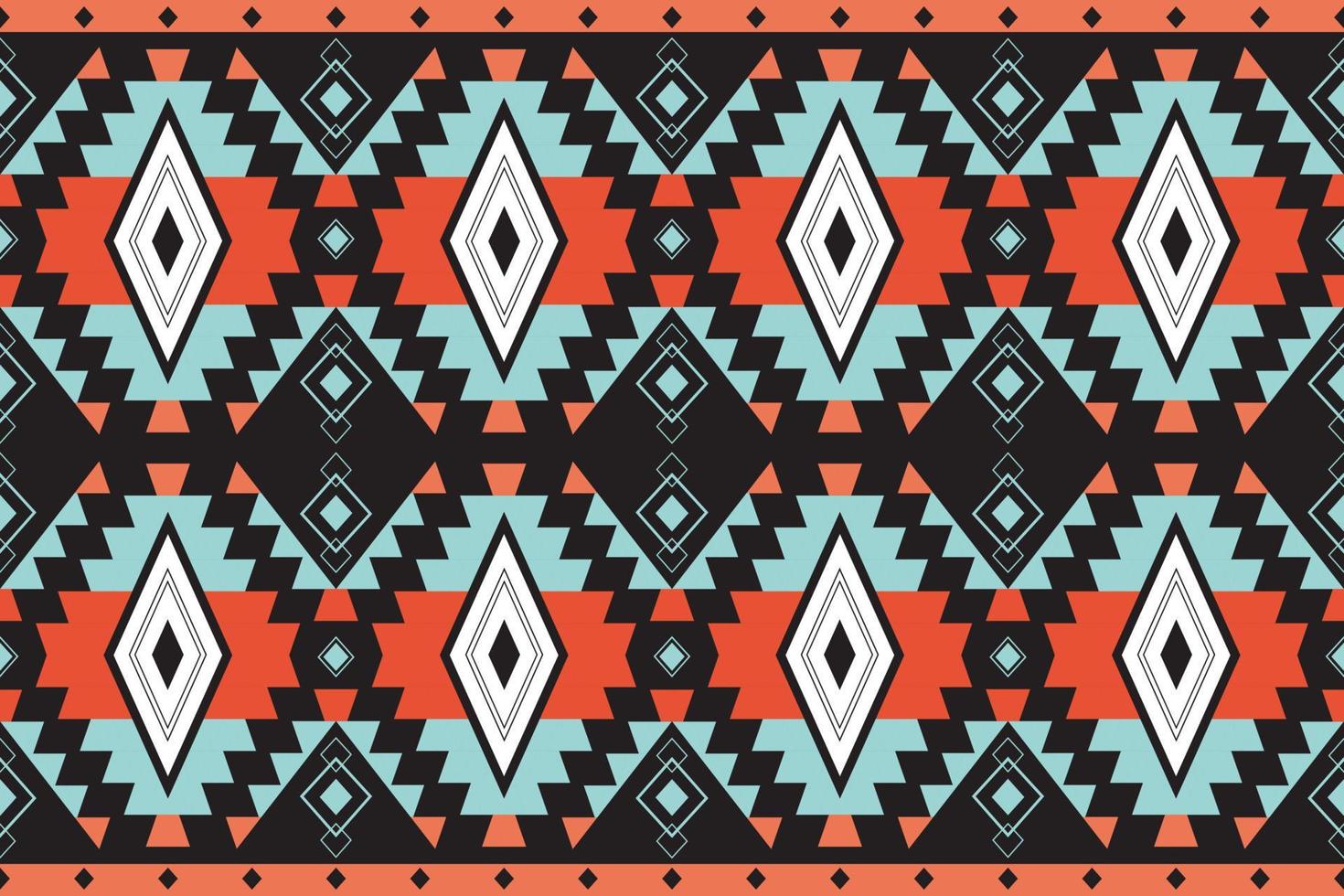 geométrico étnico tribal Clásico sin costura modelo. aplicado tradicional diseño para fondo, alfombra, fondo de pantalla, ropa, envase, batik, tela, Moda diseño. vector ilustración bordado estilo.