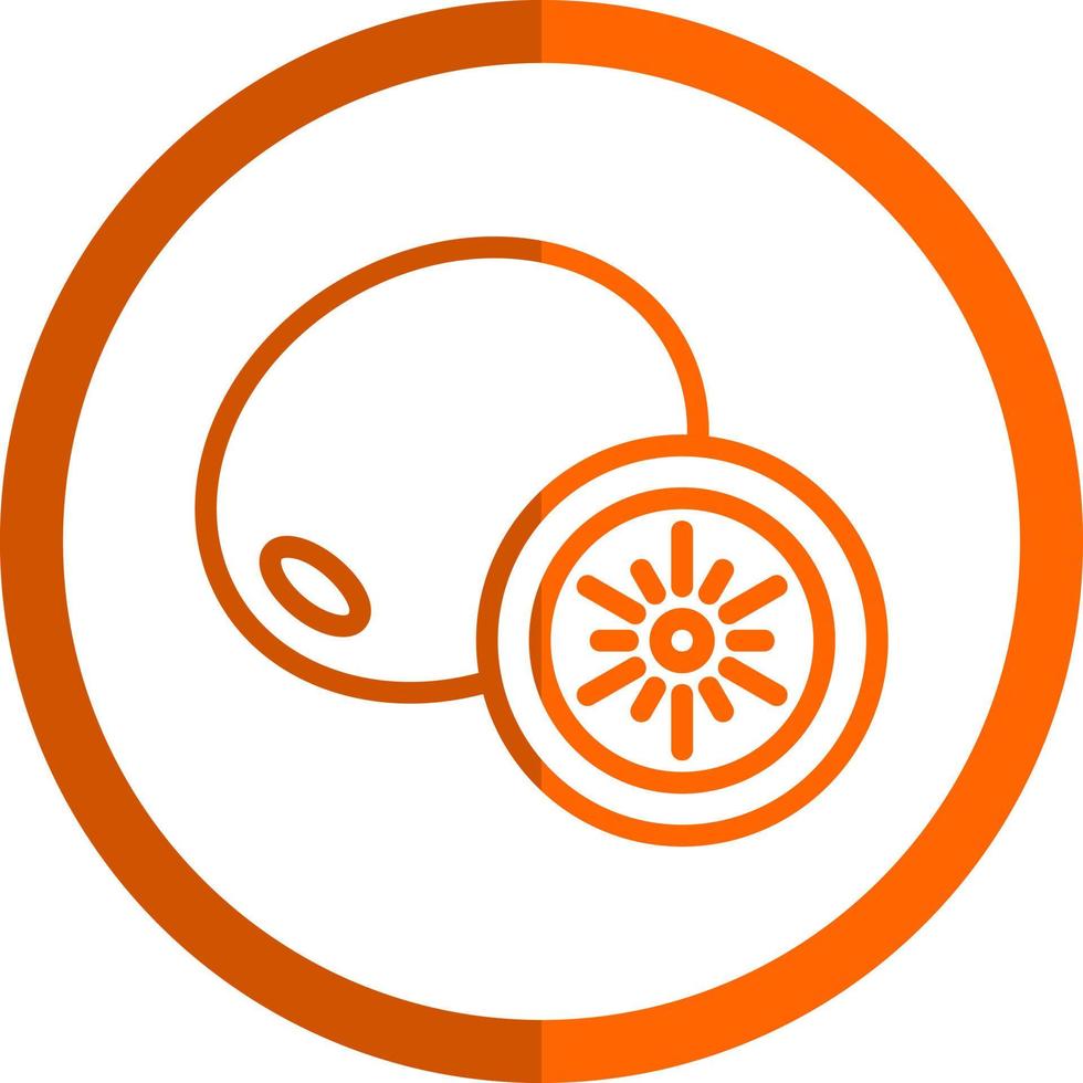 Kiwi Vector Icon Design