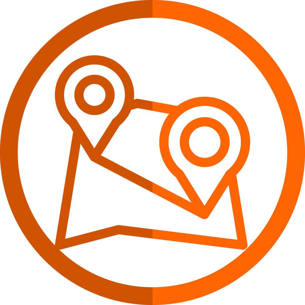 Multiple Destinations Vector Icon Design