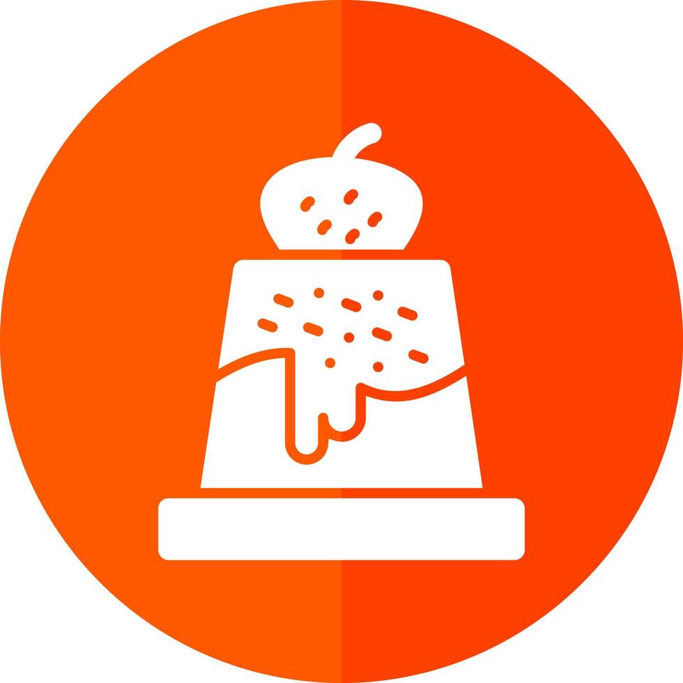 Pudding Vector Icon Design